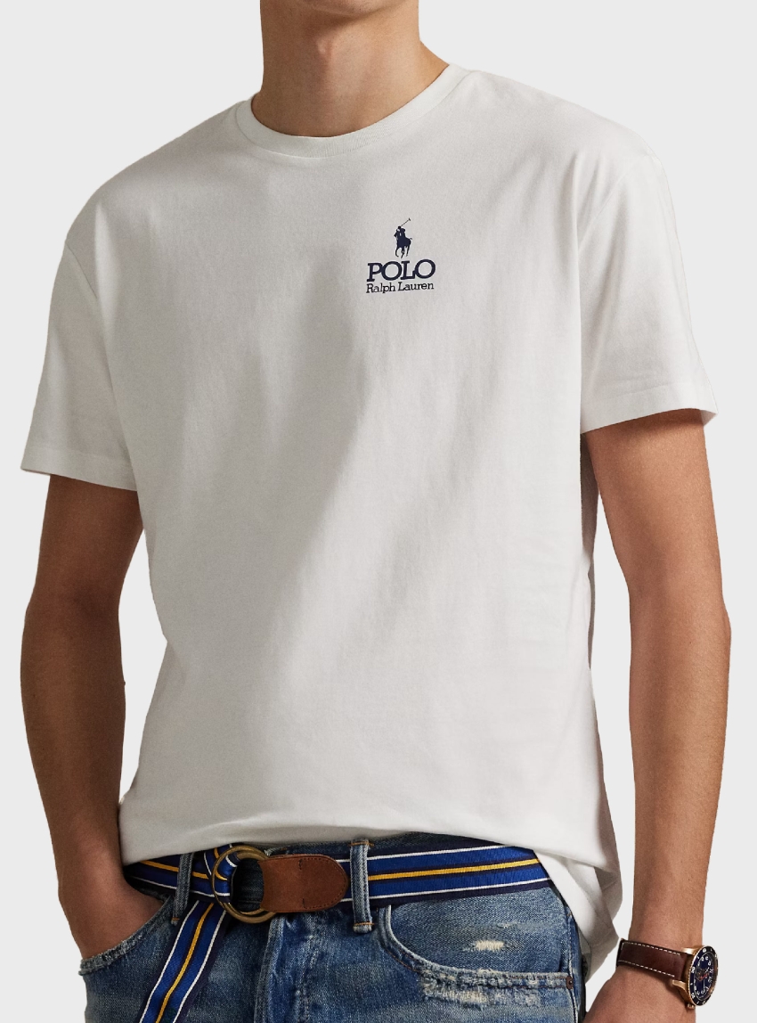 Polo Ralph Lauren Classic Fit Logo Jersey T-Shirt - White