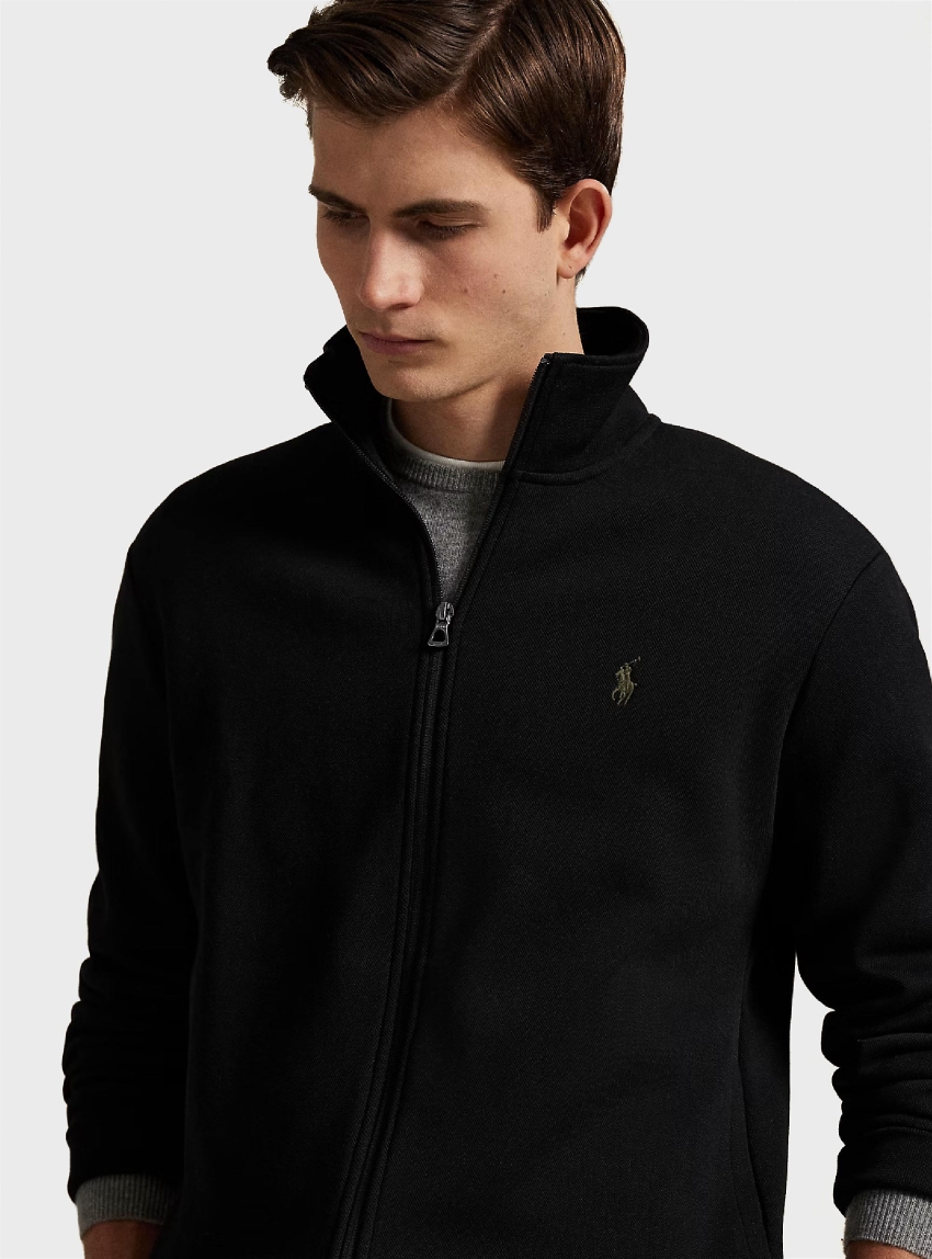 Polo Ralph Lauren Double-Knit Track Jacket - Black