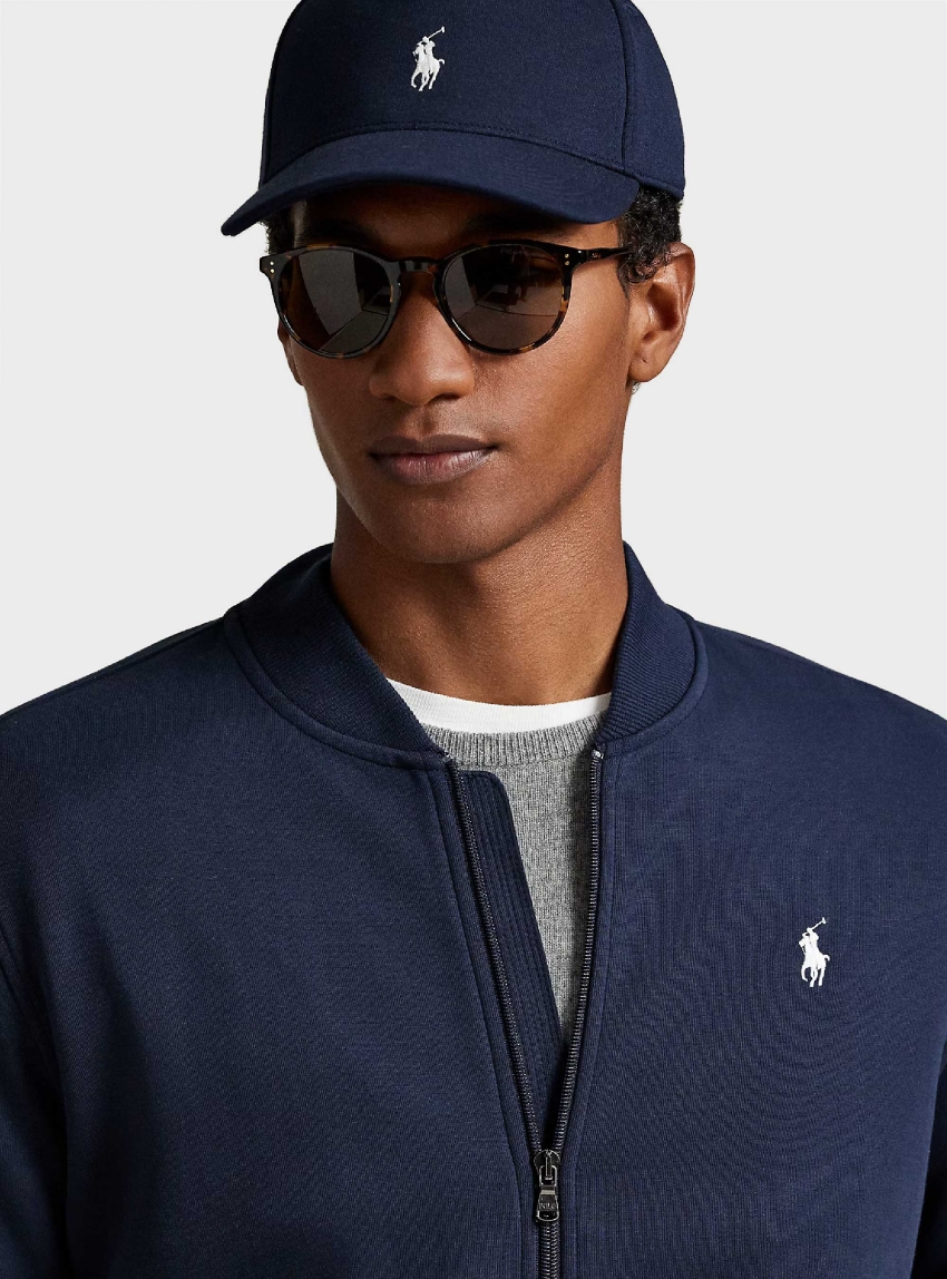 Polo Ralph Lauren Double-Knit Bomber Jacket - Navy