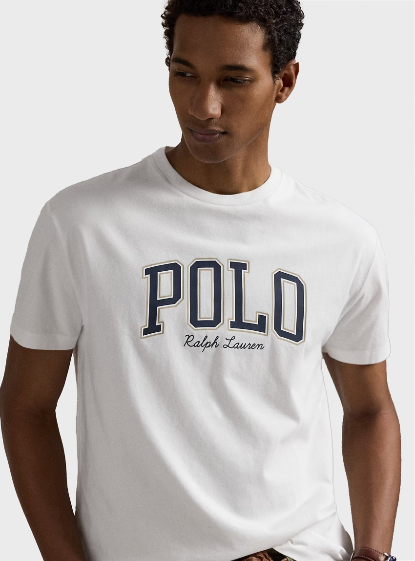 Polo Ralph Lauren Custom Slim Fit Logo Jersey T-Shirt - White