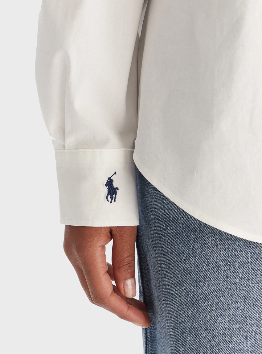 Polo Ralph Lauren Slim Fit Cotton Shirt - White