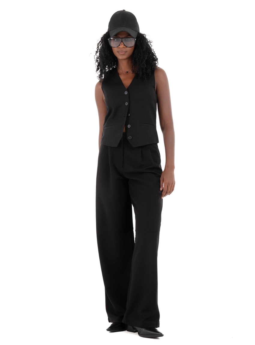 Only Iris-Hattie Waistcoat - Black