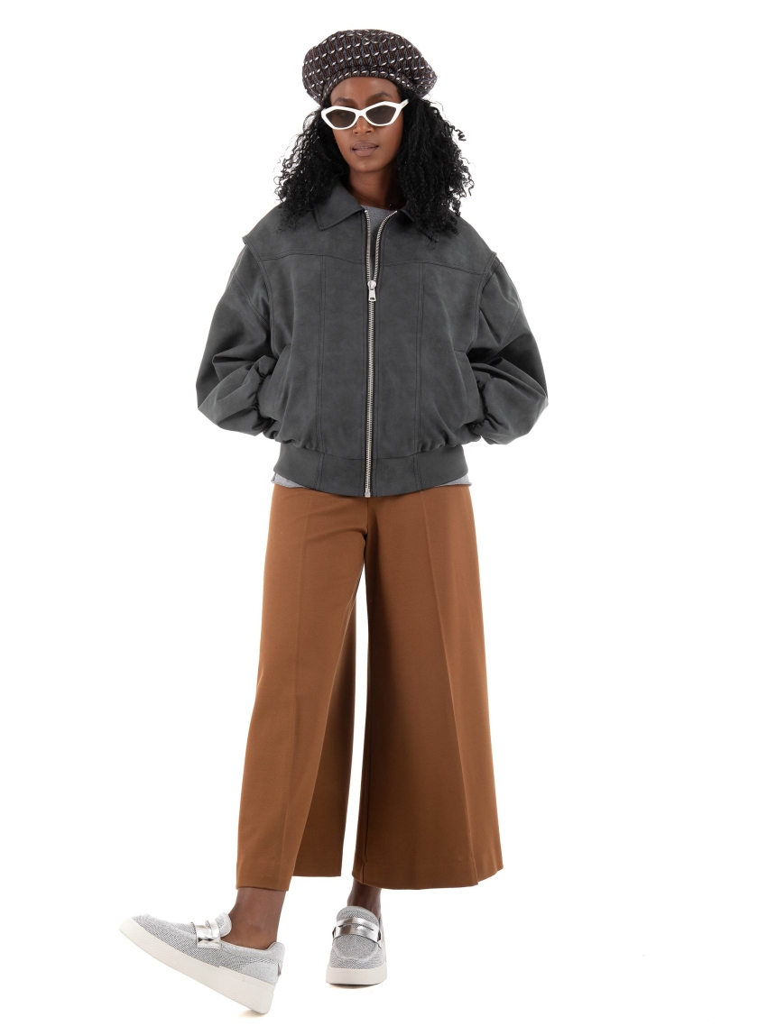 Only Saba Faux Leather Jacket - Black