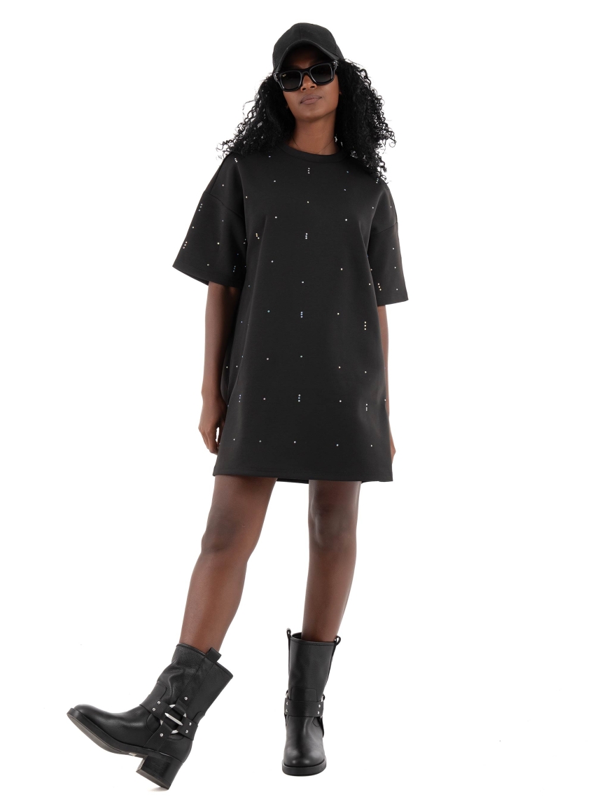 Only Edel Sparkle Dress - Black