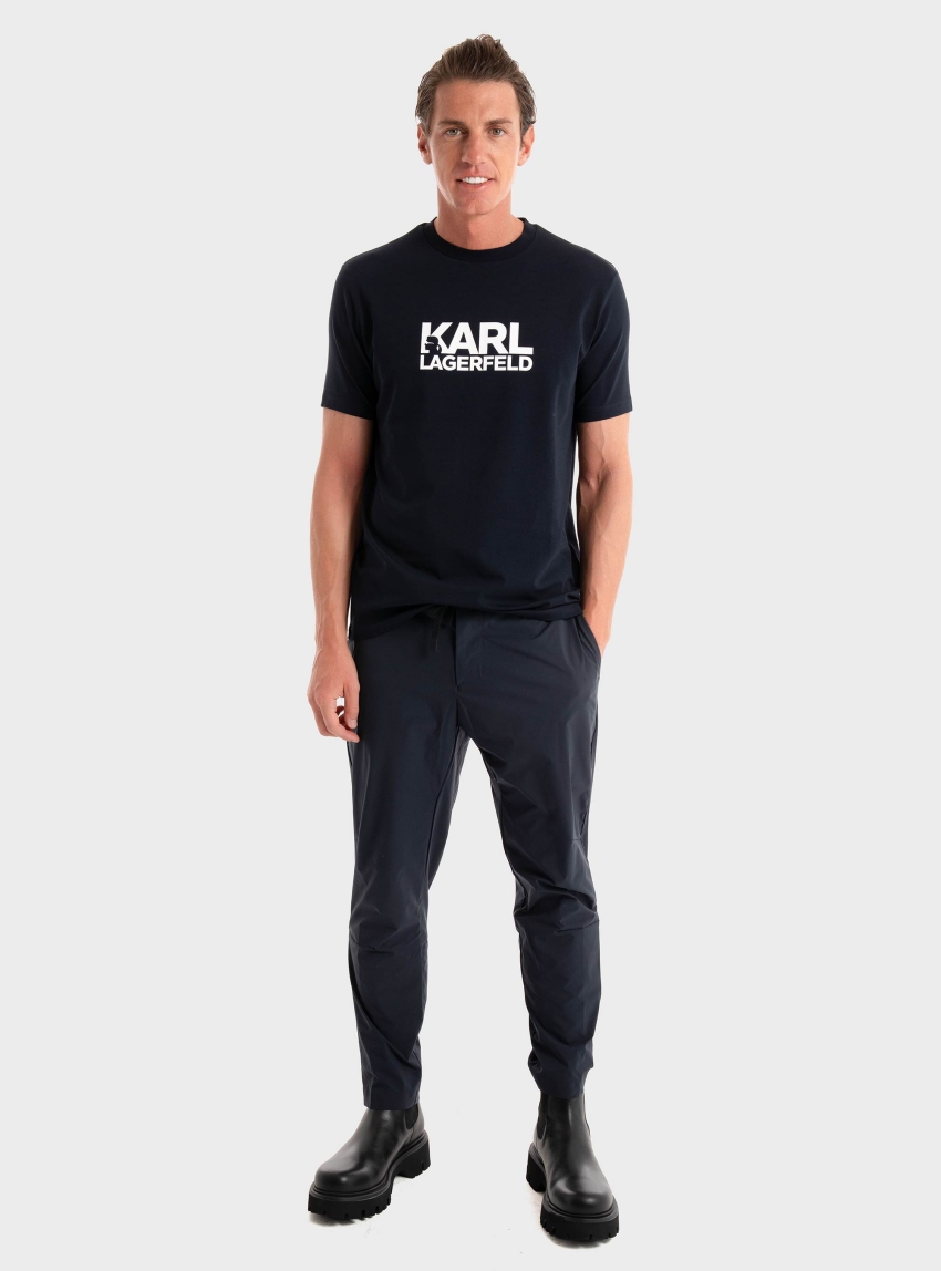 Karl Lagerfeld Regular Fit T-Shirt - Navy