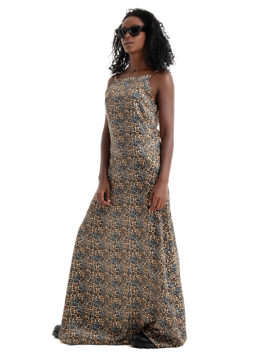 Collectiva Noir Tulia Dress - Brown