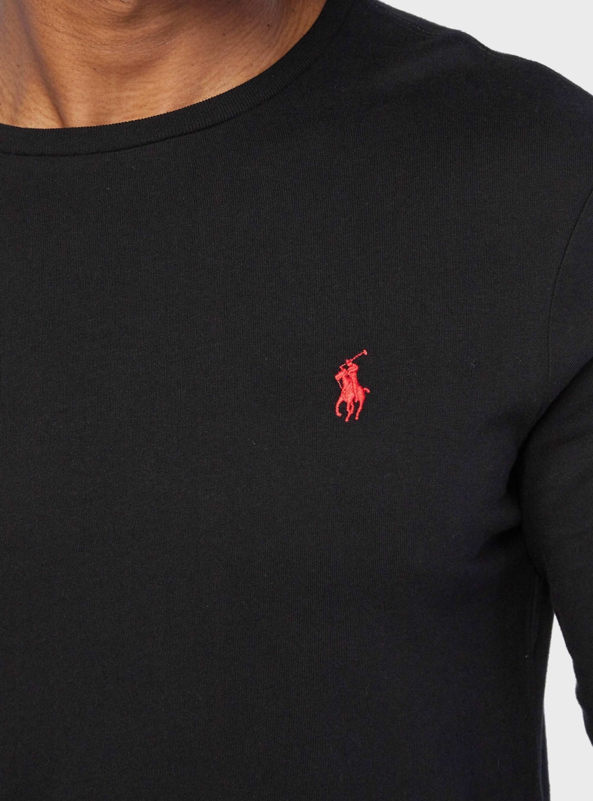 Polo Ralph Lauren Classic Fit Long Sleeve T-Shirt - Black