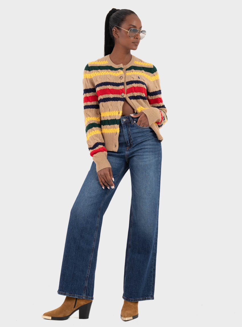 Vero Moda Tessa High Rise Wide Jeans Ra393 - Dark Aged Denim