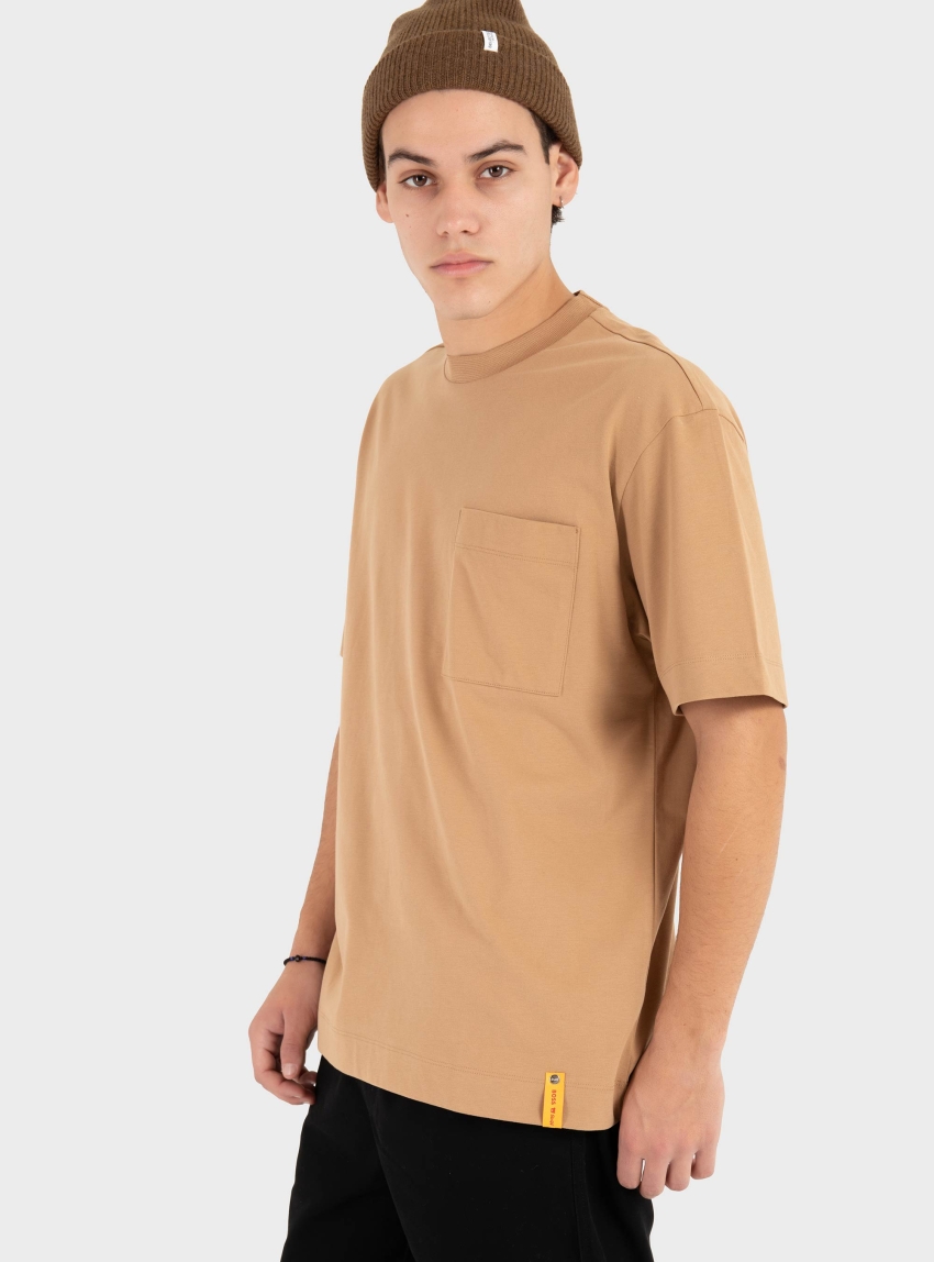 BOSS Relaxed Fit T-Shirt C-Tames 180 - Beige