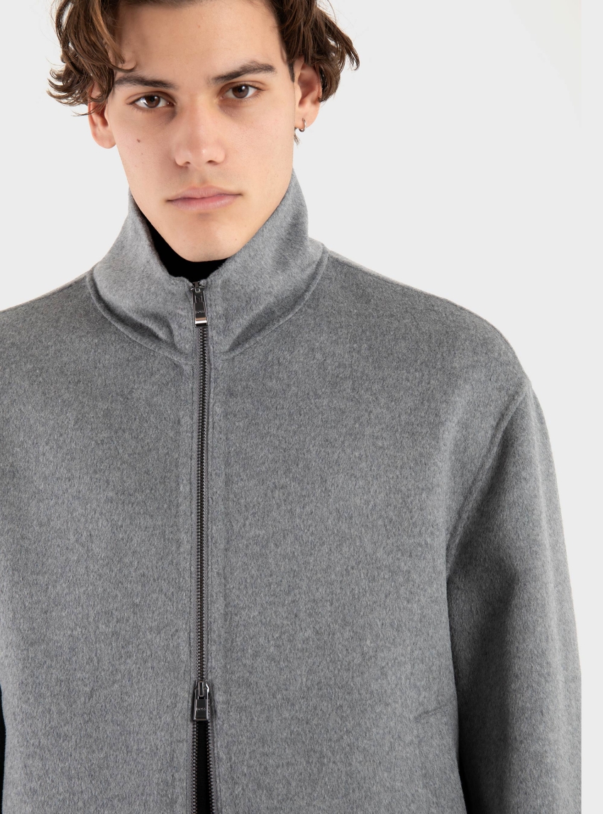 BOSS Wool Mix Jacket C-Caden-DF-254F - Light Grey