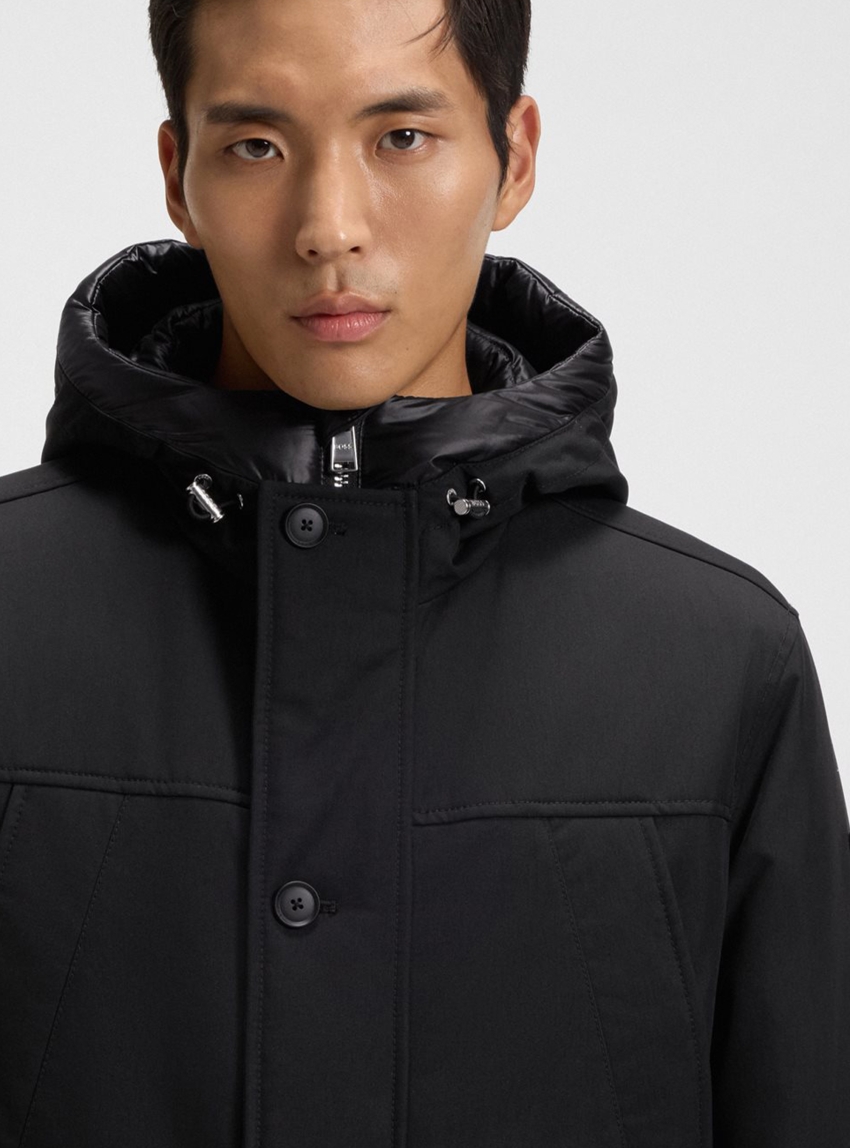 BOSS Water-Repellent Jacket H-Detoni - Black