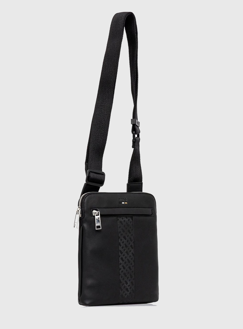 BOSS Crossbody Ray_MS_S zip env - Black
