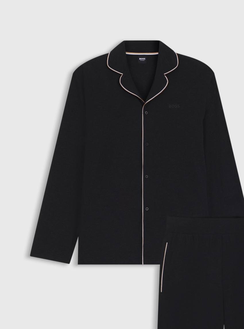 BOSS Pyjama Merino Pyjama - Black