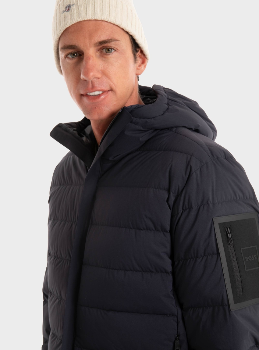 BOSS Water Repellent Jacket OW_Riplite JT HD - Blue