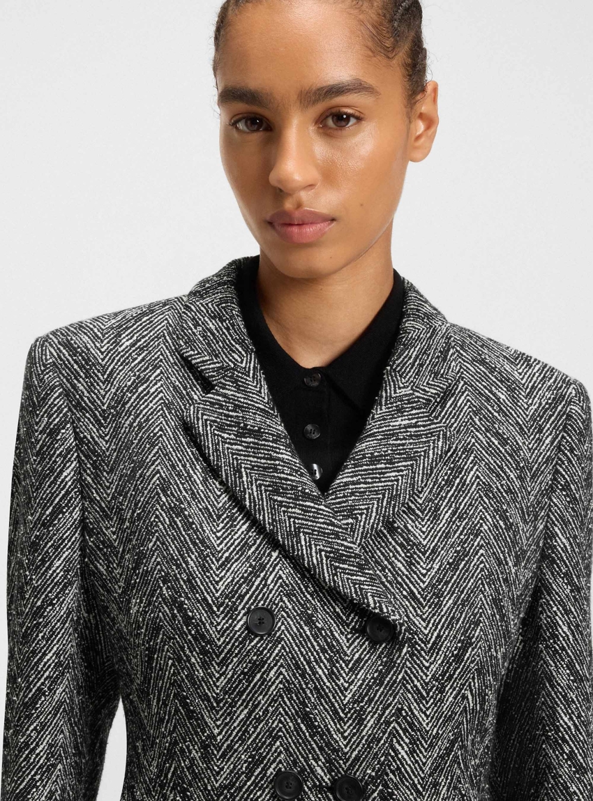 BOSS Regular Fit Herringbone Blazer Jiarna - Multi Colors