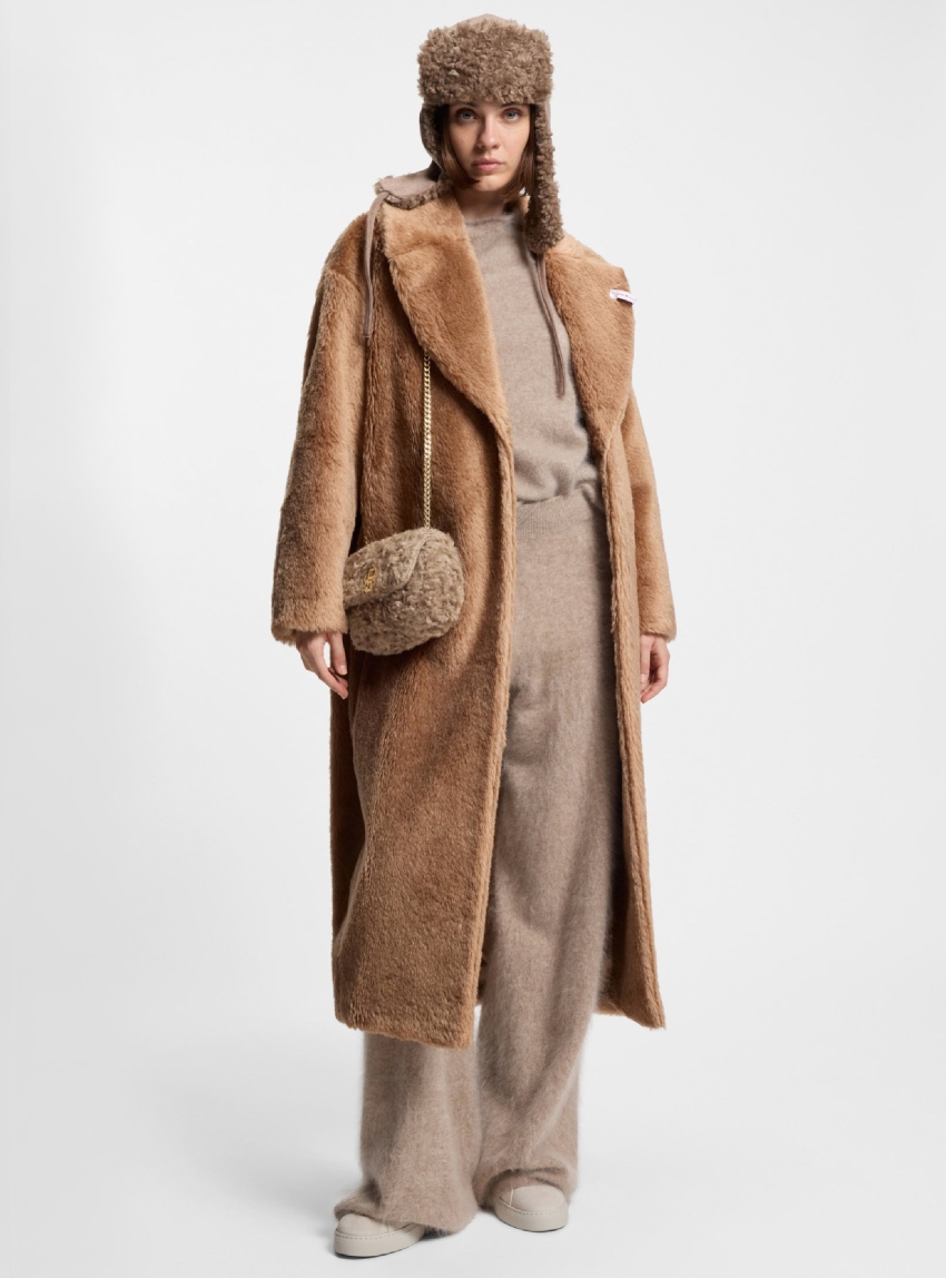 BOSS Shoulder Bag B_ICON M FUR - Brown