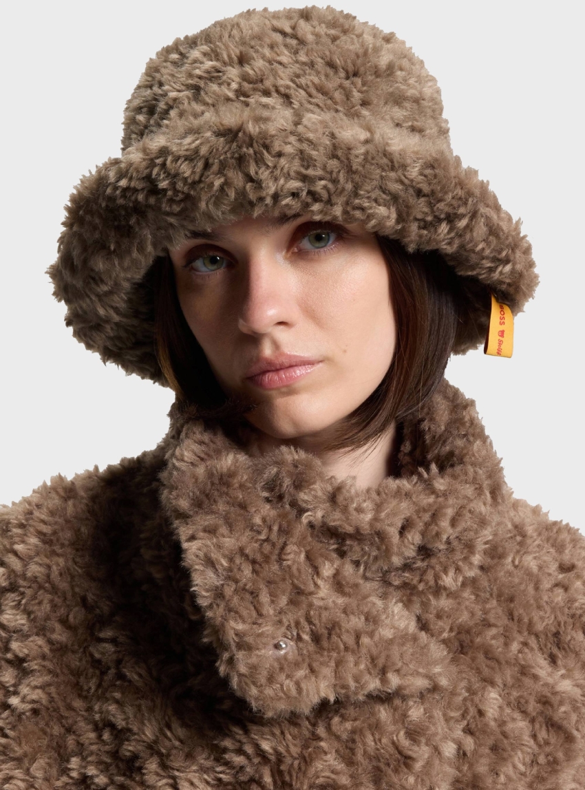 BOSS Hat Valentyne-FF - Brown