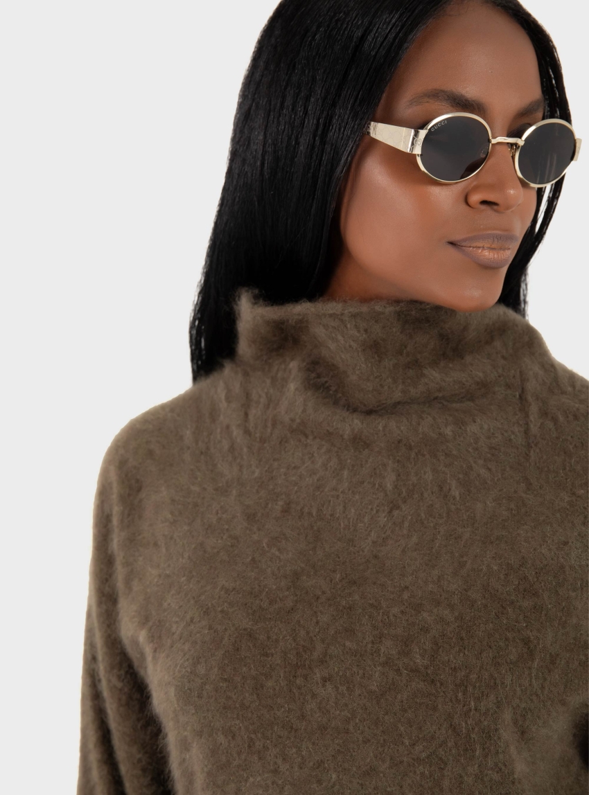 BOSS Cashmere Sweatshirt Frovina - Dark Grey