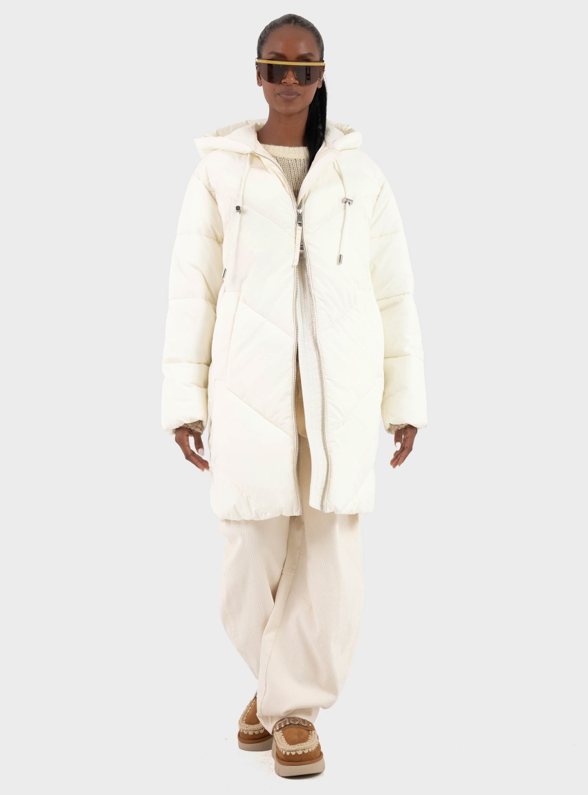 BOSS Puffer Jacket C_Piapolly - Off White