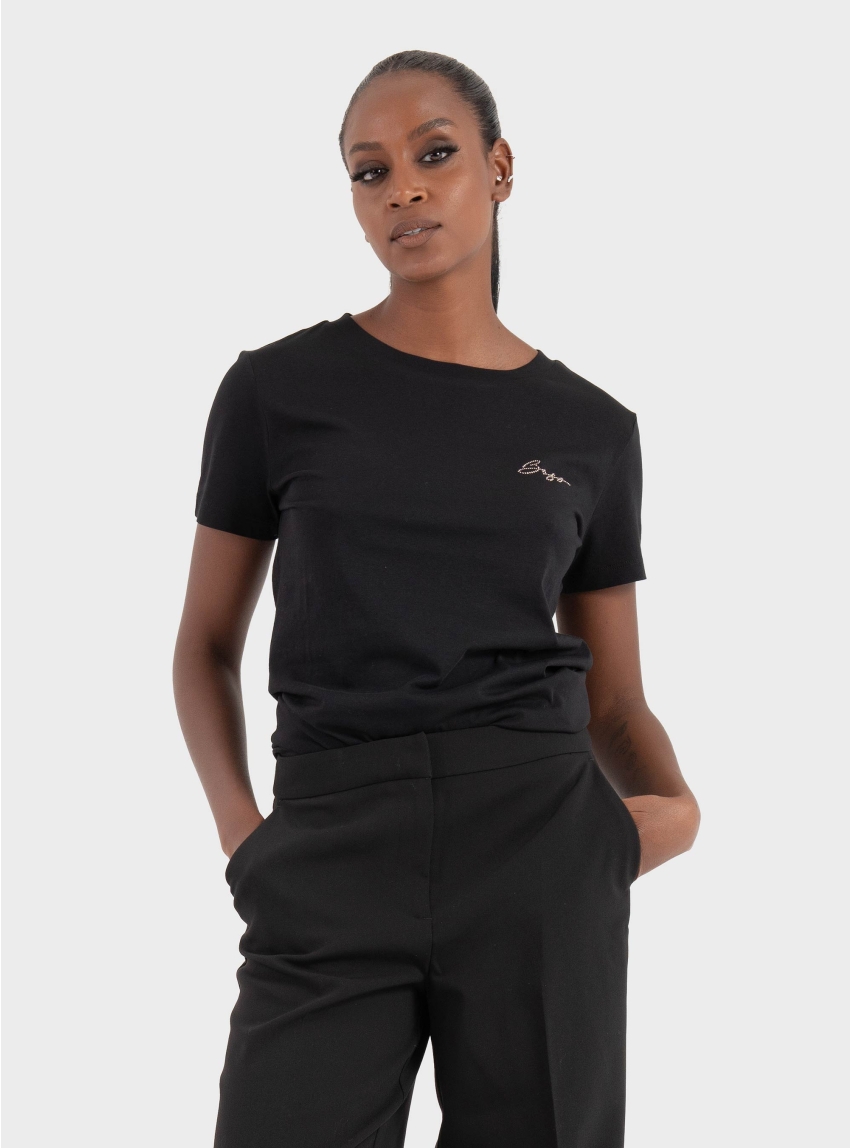BOSS Regular Fit T-Shirt C_Esogo_4 - Black