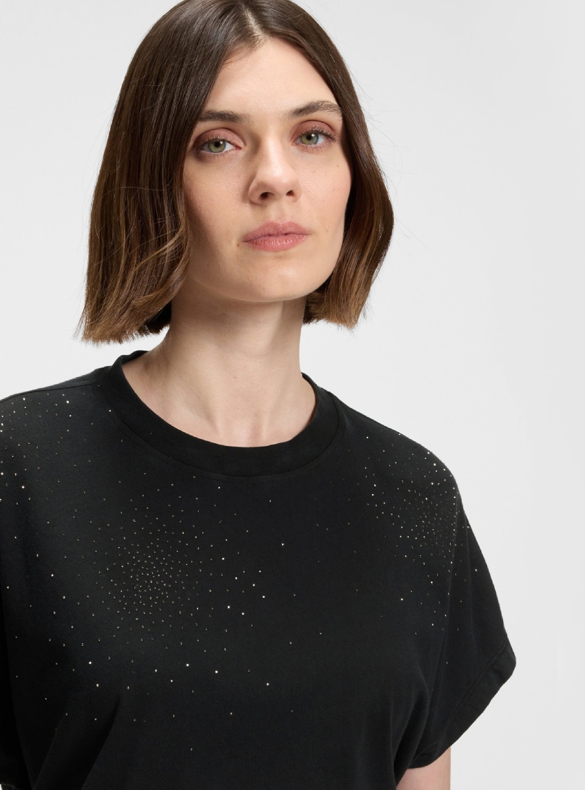 BOSS Regular Fit T-Shirt C_Emason_hotfix - Black