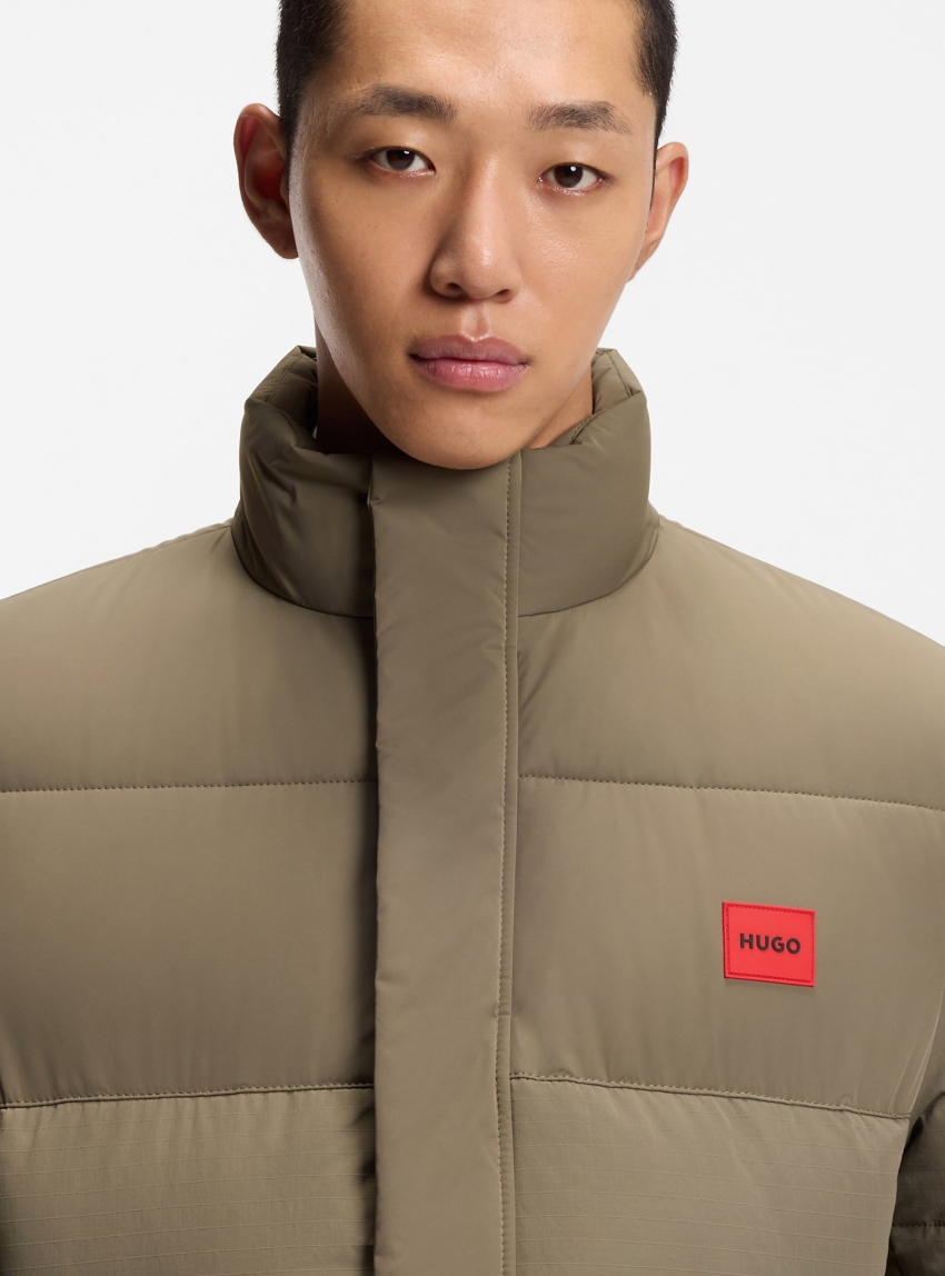 HUGO Jacket With Water-Repellent Finish  Balto2541 - Grey