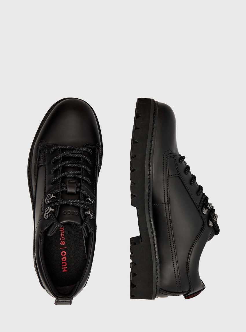 HUGO Lace Up Shoes Draven_derb_bo - Black
