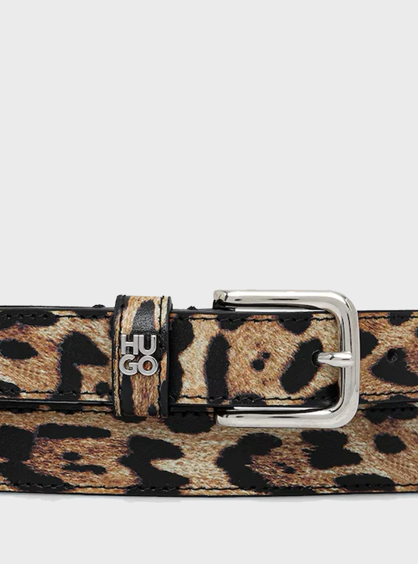 HUGO Leather Belt Tina_HU-GO-Leo_Sz25 - Leopard Print