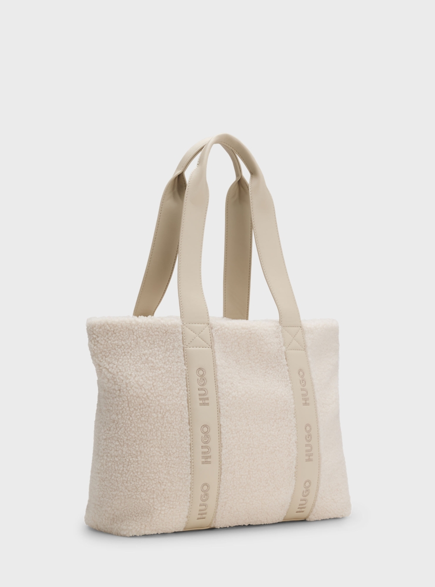 HUGO Tote Bag Becky SH - Ecru