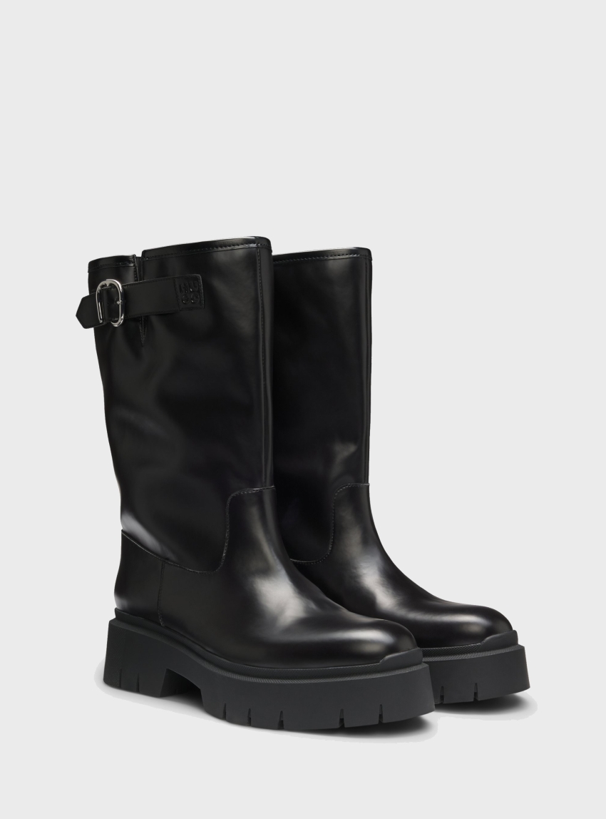 HUGO Boots Kris_BkBoot_BROM - Black