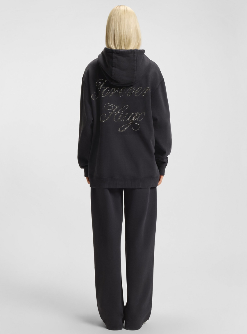 HUGO Oversized Hoodie Dejandra_B_3 - Black