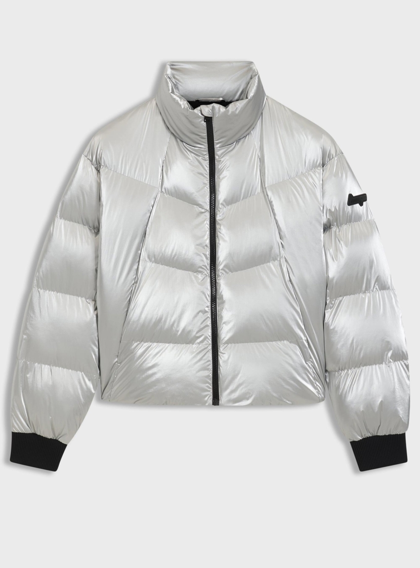 HUGO Regular Fit Jacket Fiorella-1_B - Silver