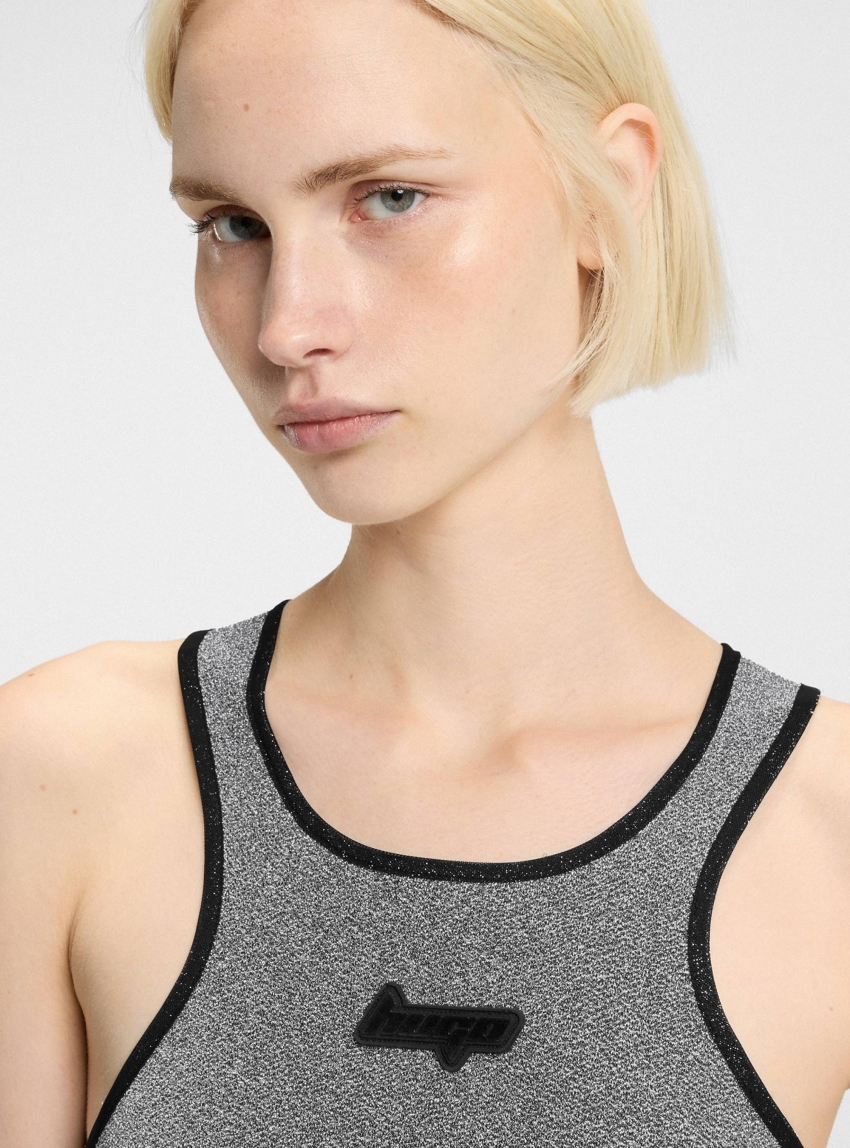 HUGO Extra Slim Fit Dress Niamh_B - Silver