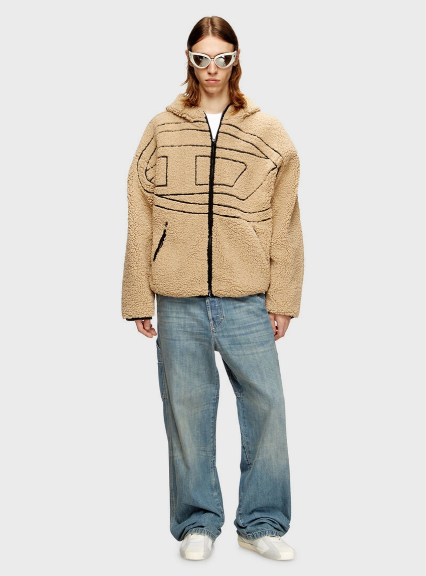 Diesel S-Zat Sweat-Shirt - Beige