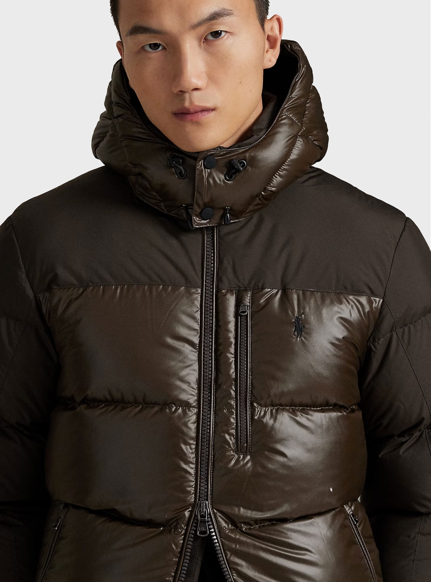 Polo Ralph Lauren The Gorham Two-Tone Down Jacket - Brown
