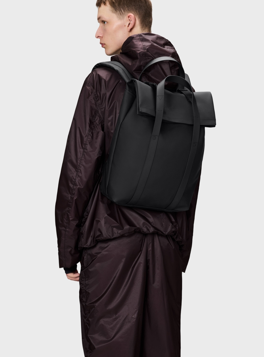 Rains 2 Way Tote Backpack - Black