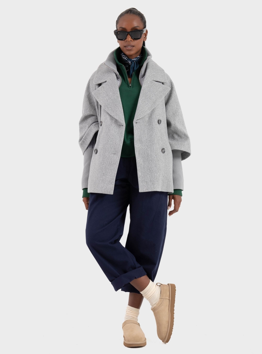 Only Jdy Hannah Short Jacket - Medium Grey Melange