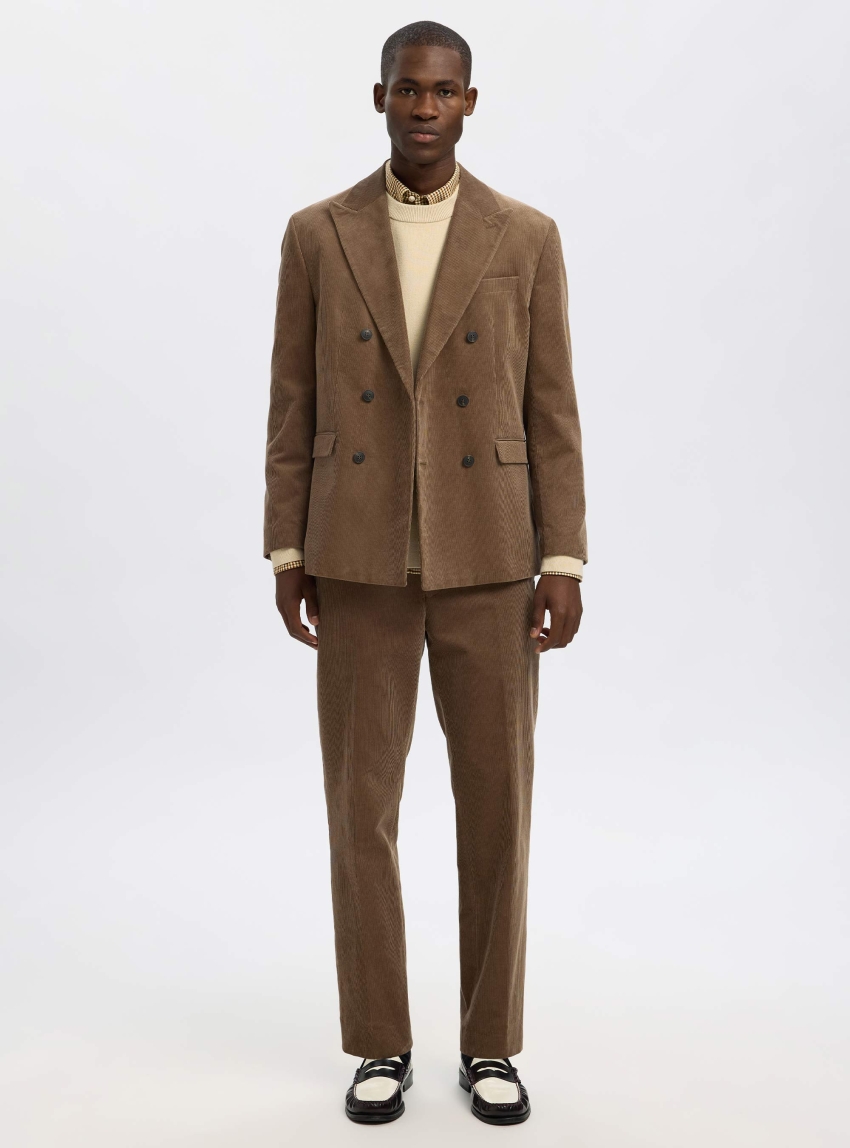 Slhregblake Oxford Check Shirt - Sand