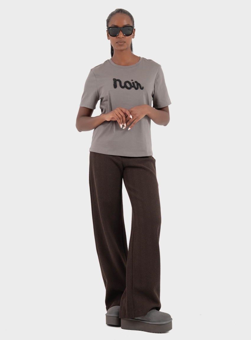 Only Jdy Dear Pearl T-Shirt - Charcoal