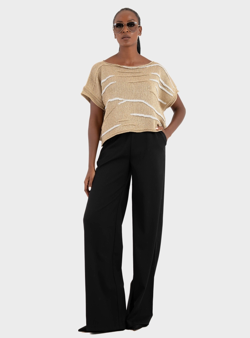 Ioanna Kourbela 'Festivities' Crop Top - Gold