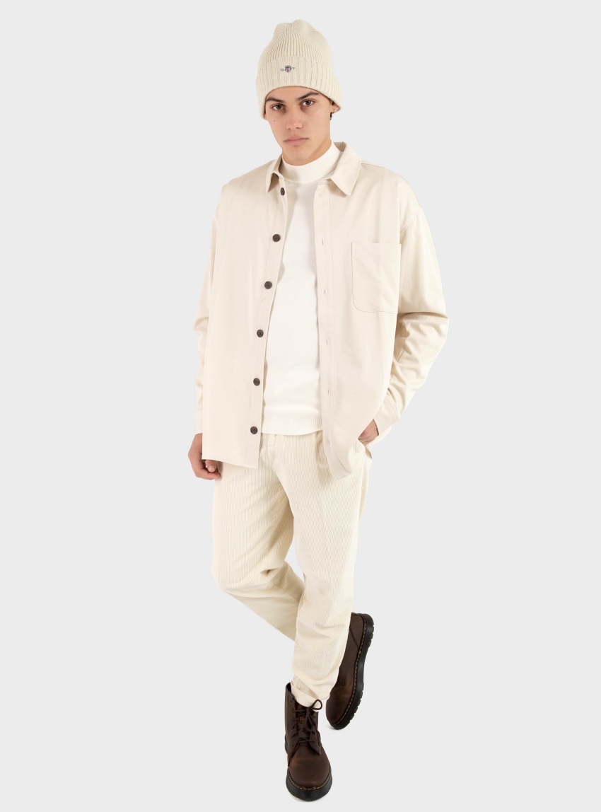Gabba Jens Over Lupo Oversized Shirt - Beige