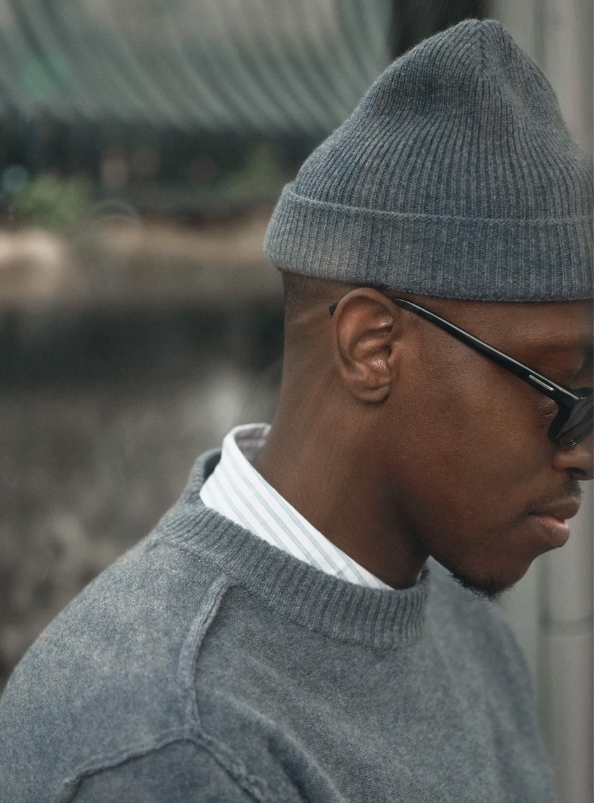 Gabba Biella Aico Beanie - Indigo