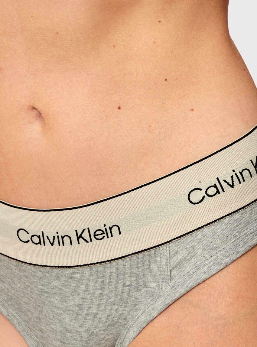 Calvin Klein Bikini Briefs - Heritage Cotton - Grey Melange