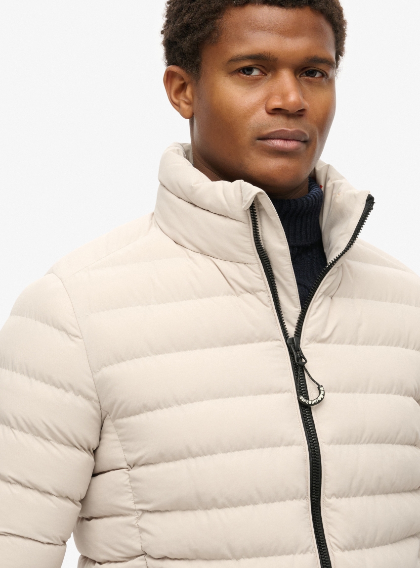 Superdry Fuji Printed Padded Jacket - Grey