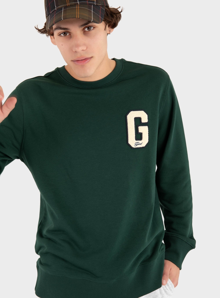 Gant G Badge Sweatshirt - Green