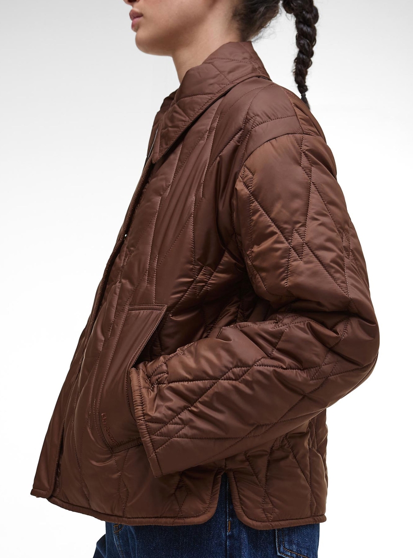 Barbour Bernadette Quilted Jacket - Light Brown