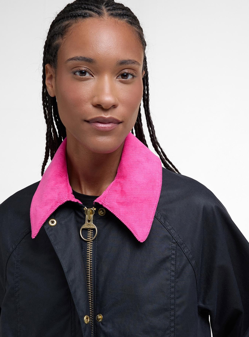 Barbour Icons Modern Beadnell Waxed Jacket - Navy