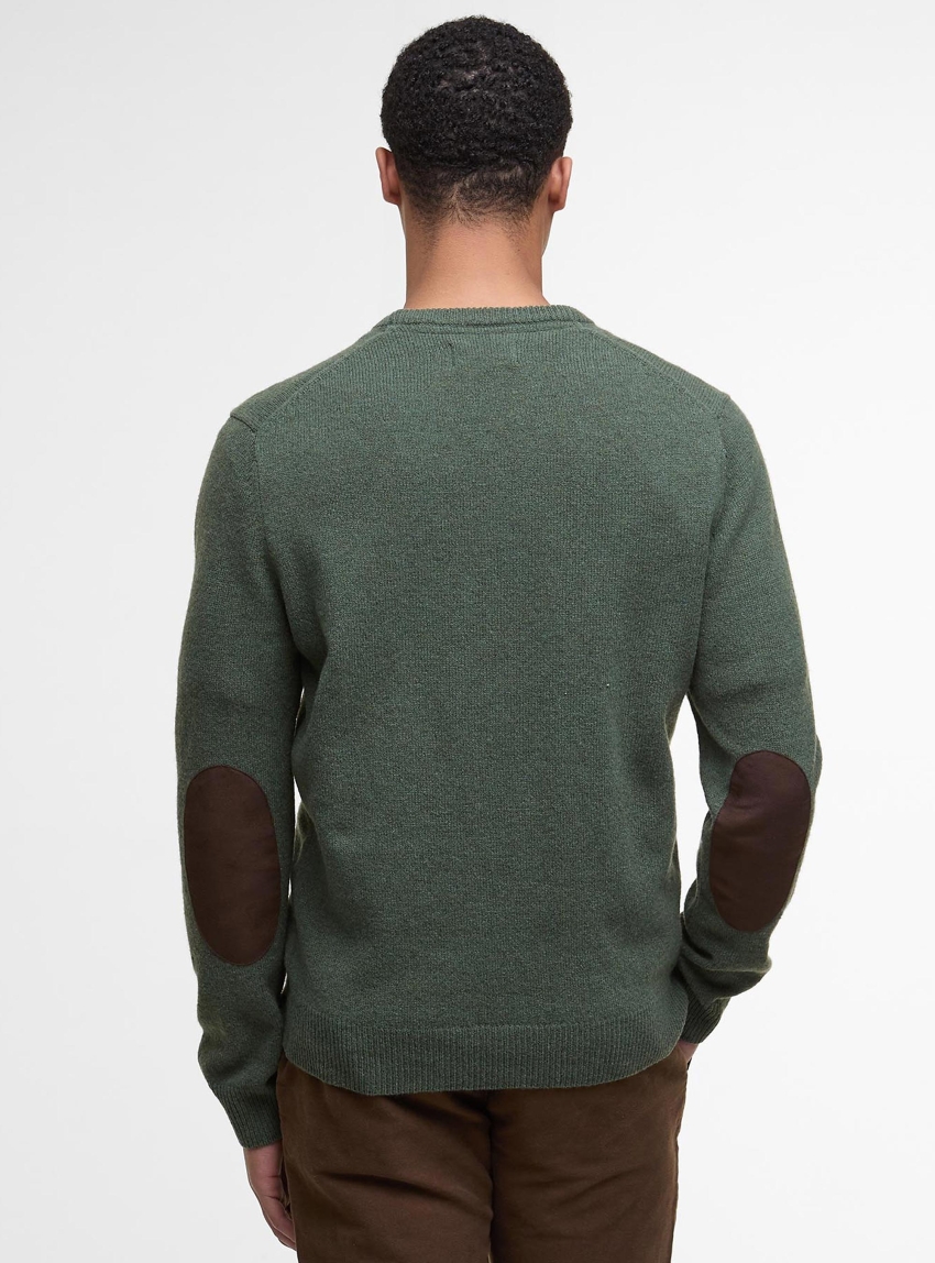 Barbour Essential Crew-Neck Jumper - Olive 