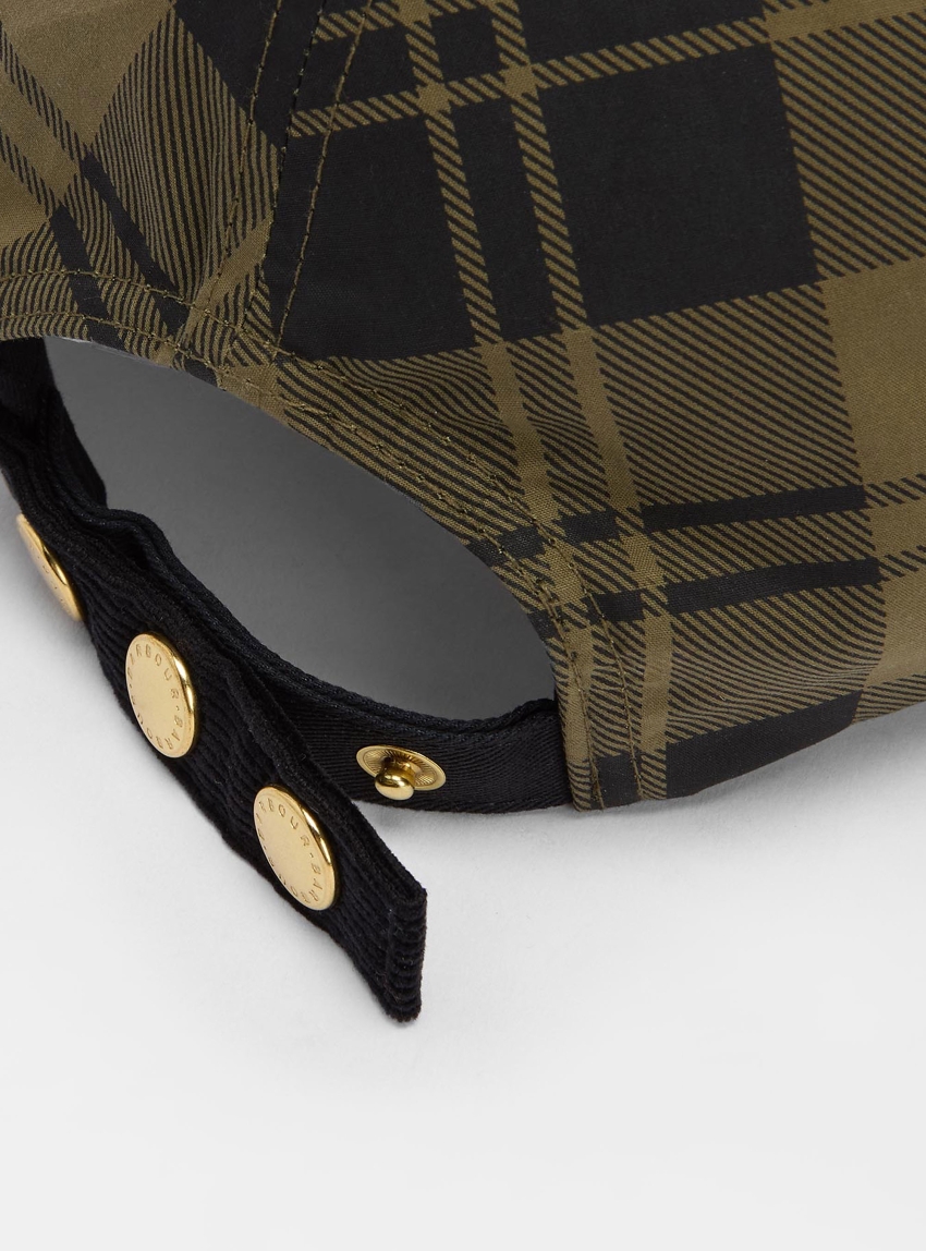 Barbour Elaine Tartan Cap - Olive 