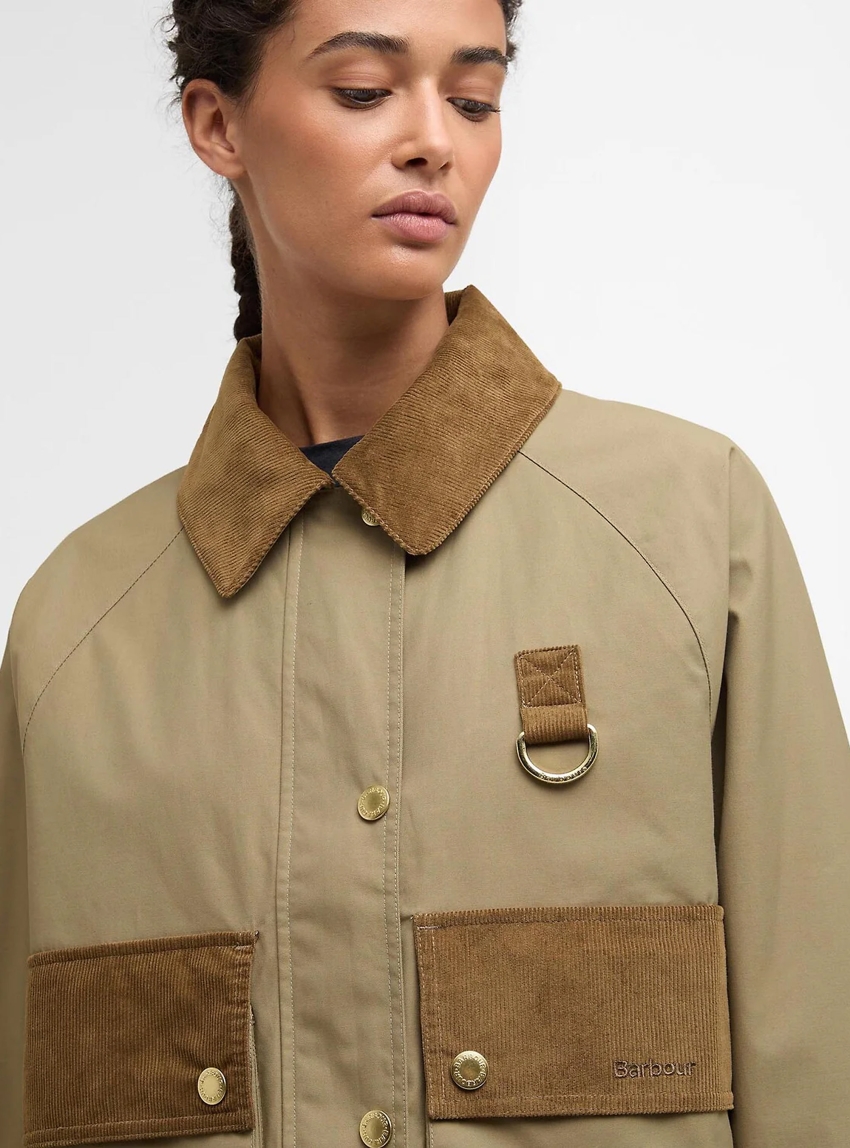 Barbour Phoebe Casual Jacket - Dark Beige